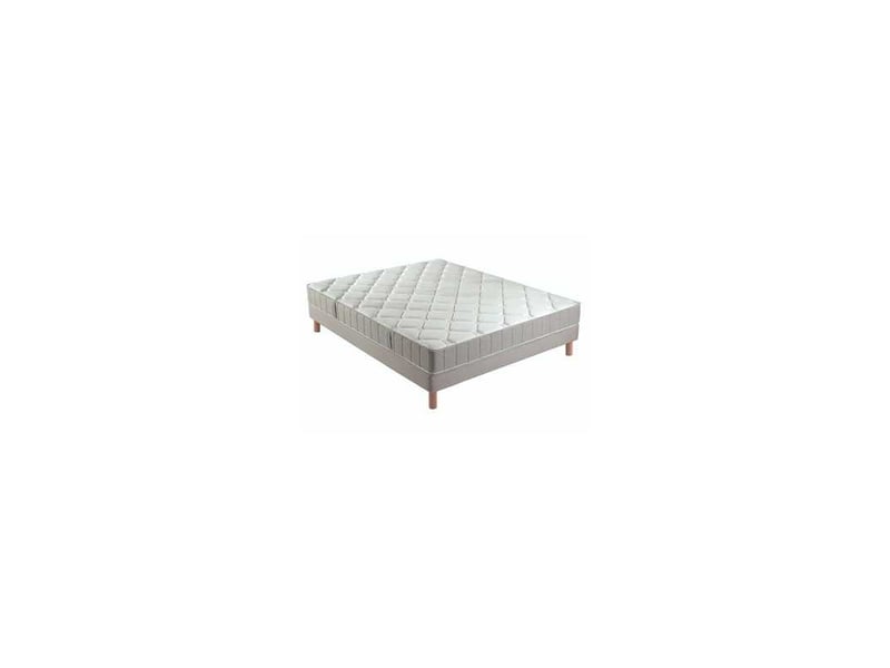  Matelas mousse haute resilience 100x200 cm 21 cm elementaire 2 faces hiver et ete 7734514 - Conforama A