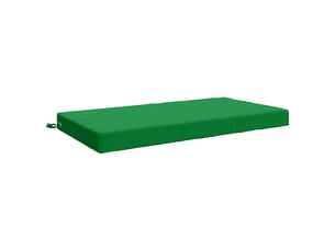 Coussin d'assise, coussin pour chaisecanapé soest 100 % polyester vert 120 x 80 x 10 cm cf51510