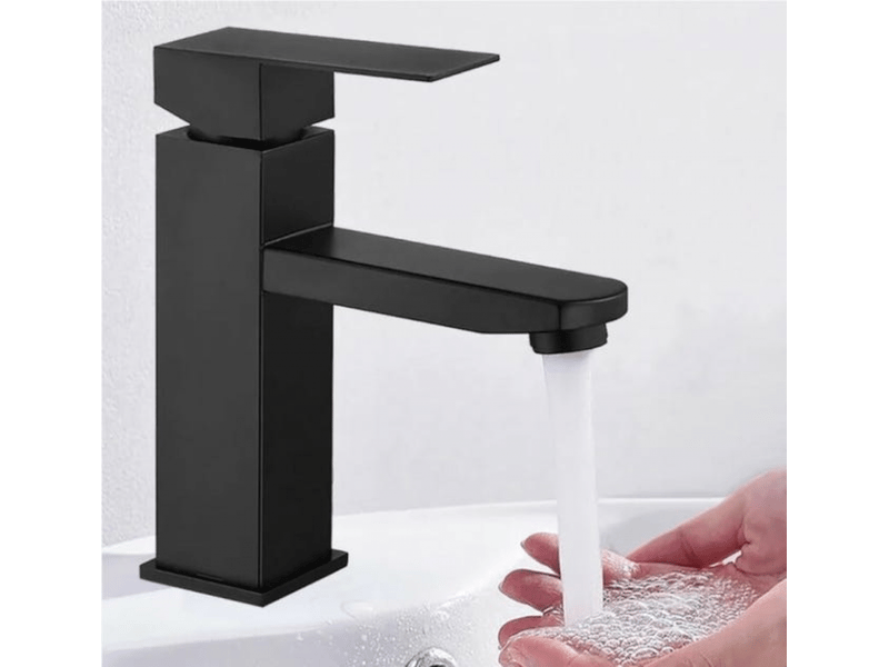  Robinet mitigeur noir pour lavabo de salle de bain à domicile  - Conforama C