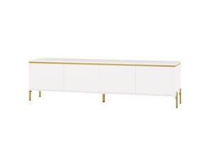 Meuble tv coloris blanc 170 cm