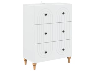 Armoire à tiroirs, rangement bureau blanc 66 x 34,5 x 90 cm bois d'ingénierie shl2866