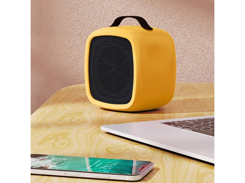  Chauffage électrique portable jaune 14*14*10cm 1 pièce chauffage rapide et confortable adapté à la maison et au travail FXN02061 - Conforama B
