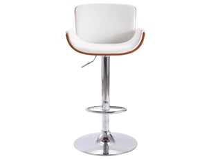 Tabouret de bar, chaise de bar blanc similicuir shl26985