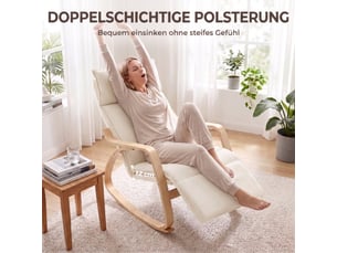 Fauteuil fixe <strong></strong> Coton / Polyester beige