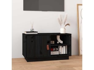 Meuble tv coloris noir 70 cm <strong></strong>  <strong></strong>