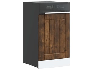 Panneau de lave-vaisselle chêne fumé bois d'ingénierie shl8722