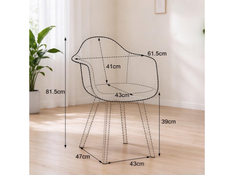  Chaise de salle à manger - fauteuils décoratifs, chaise longue, ensemble élégant de 2 fauteuils lounge, chaises de bureau, rouge  - Conforama D