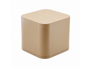 Pouf cubique beige - small