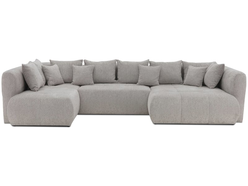  Canapé d'angle beige fixe 5 places  - Conforama A