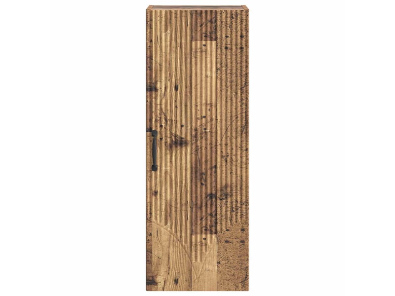  Armoire murale salon 33x34,5x90cm bois d'ingénierie bois ancien shl8551  - Conforama D