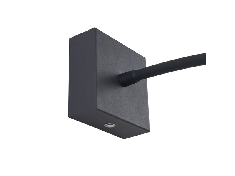  Applique murale moderne noire avec led rechargeable et dimmable - harper  - Conforama D
