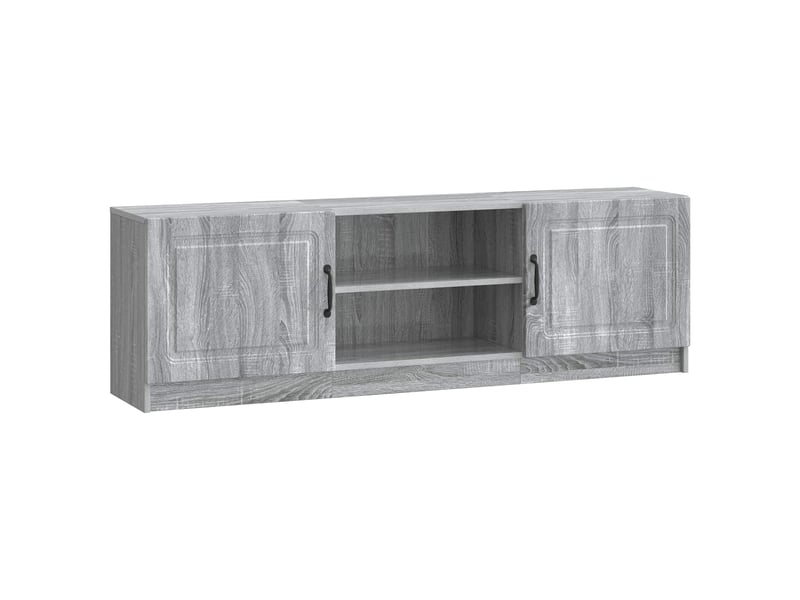  Meuble tv - banc tv - meuble de rangement sonoma gris 150 x 31 x 47 cm bois d'ingénierie  - Conforama A