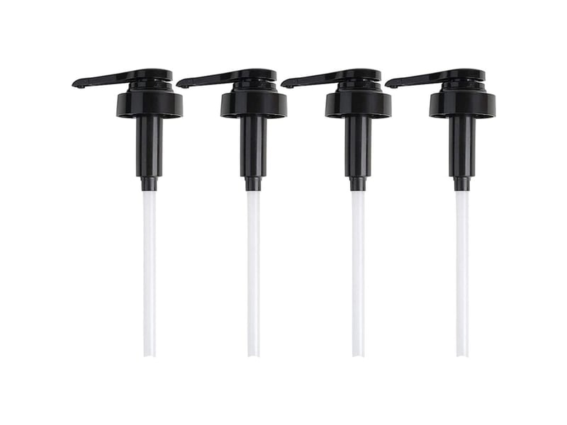  4 pièces distributeur sirop pompe buse pour bouteille, jus, sauce, café (noir)  - Conforama A