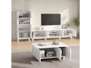 Meuble tv coloris blanc 180 cm <strong></strong>  <strong></strong>