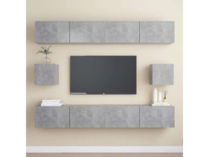 Meuble tv coloris gris 100 cm <strong></strong>  <strong></strong>