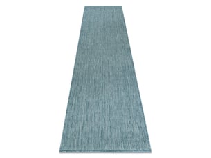 Tapis, tapis de couloir sizal sion a5165a mélange tissé à plat turquoise 60x300 cm