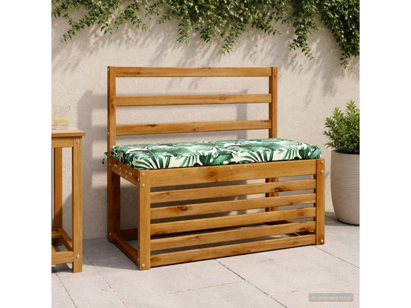 Coussin de banc, coussin d'assise, coussin de canapé soest 100 % polyester motif feuilles cf53340 - Conforama B