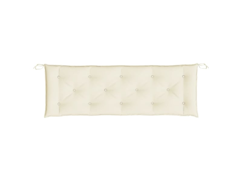  Coussin de banc de jardin, coussin d'assise crème 150x50x7 cm tissu oxford cf52715  - Conforama D