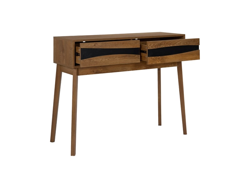 Console - home deco factory - forest - marron et noir  - Conforama C