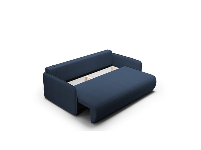  Canapé convertible 4 places forest bleu  - Conforama D