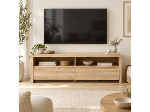 Meuble tv coloris naturel    