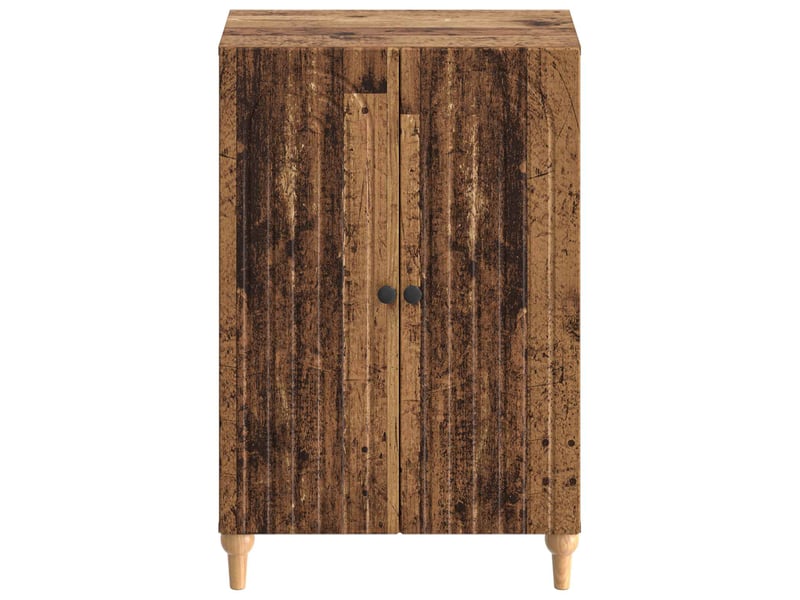  Meuble à chaussure, cabinet à chaussures alkmaar 59,5x39,5x90 cm bois ancien  - Conforama D