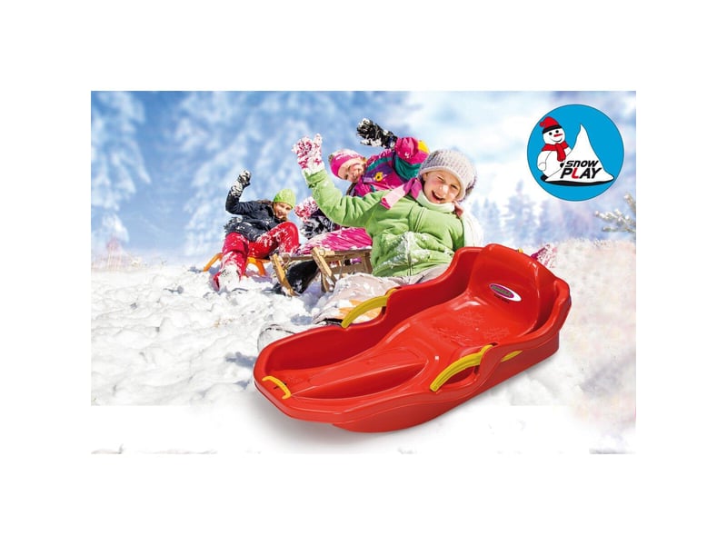  Snowplay bob comfort 80cm rouge avec freins 460538 - Conforama C