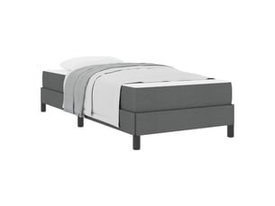 Lit simple 80x200 cm    coloris gris