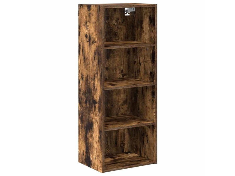  Meuble de rangement cuisine, armoire suspendue chêne fumé 40x29,5x100cm  - Conforama A