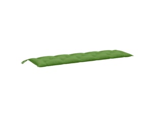 Coussin de banc de jardin, coussin d'assise vert mélangé 180x50x7 cm tissu cf52876