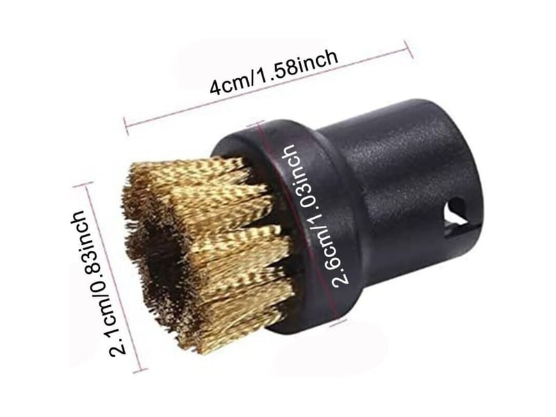  Lot brosses rondes nettoyage karcher sc1 sc2 sc3 sc4 sc5 rouge noir  - Conforama B
