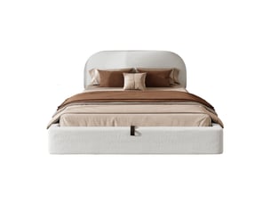 Lit coffre 180x200 cm HAVRYA   coloris beige