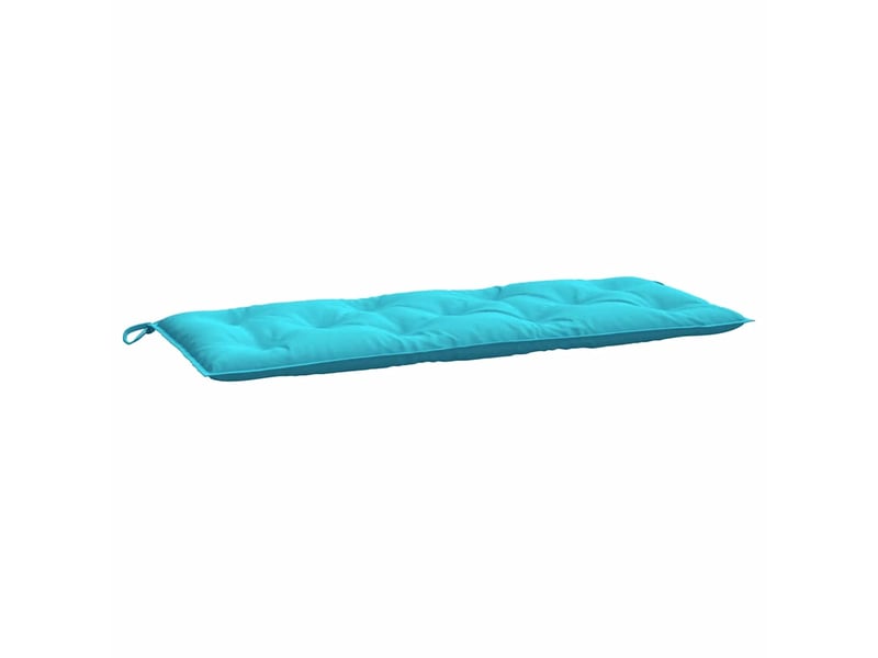  Lot de 2 coussins de banc de jardin, coussins d'assise turquoise 120x50x7 cm tissu cf58701  - Conforama E