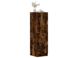 Meuble de rangement, armoire de cuisine chêne fumé 38x41,5x131,5cm bois ingénierie