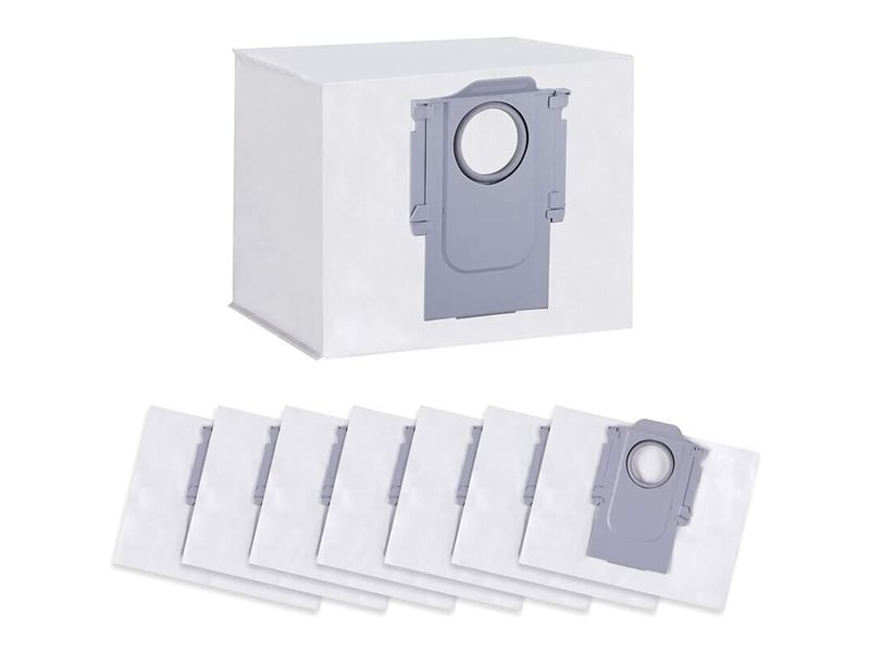  Pack de 8 sacs à poussière pour roborock s7 maxv ultra s7 pro ultra q7+ q7 max+ q5+ station d'aspiration pour aspirateur  - Conforama A