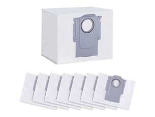 Pack de 8 sacs à poussière pour roborock s7 maxv ultra s7 pro ultra q7+ q7 max+ q5+ station d'aspiration pour aspirateur