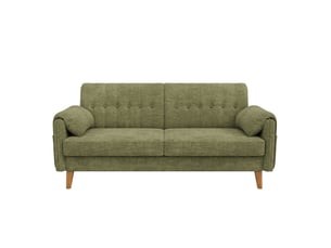Canapé droit fixe <strong>DESMIU</strong> <strong></strong> 2 places Polyester vert