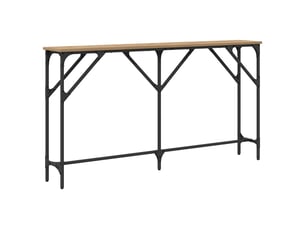 Console 0 tiroir(s)  coloris marron <strong></strong> <strong></strong>