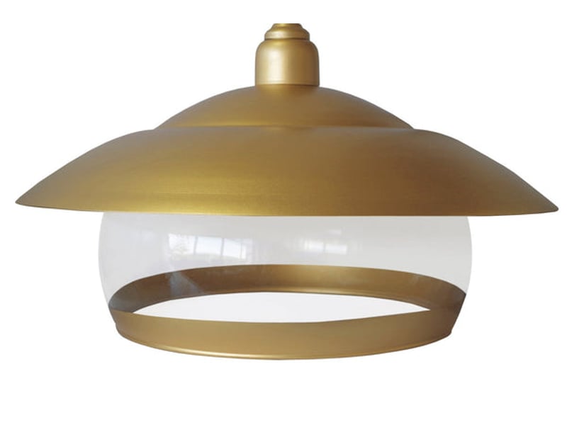  Suspension métal  globe brindisi or d37 cm 18792 - Conforama D