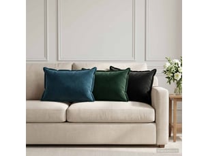 Lot de 6 coussins avec oreiller, coussins décoratifs houten vert foncé fløjl cf51283