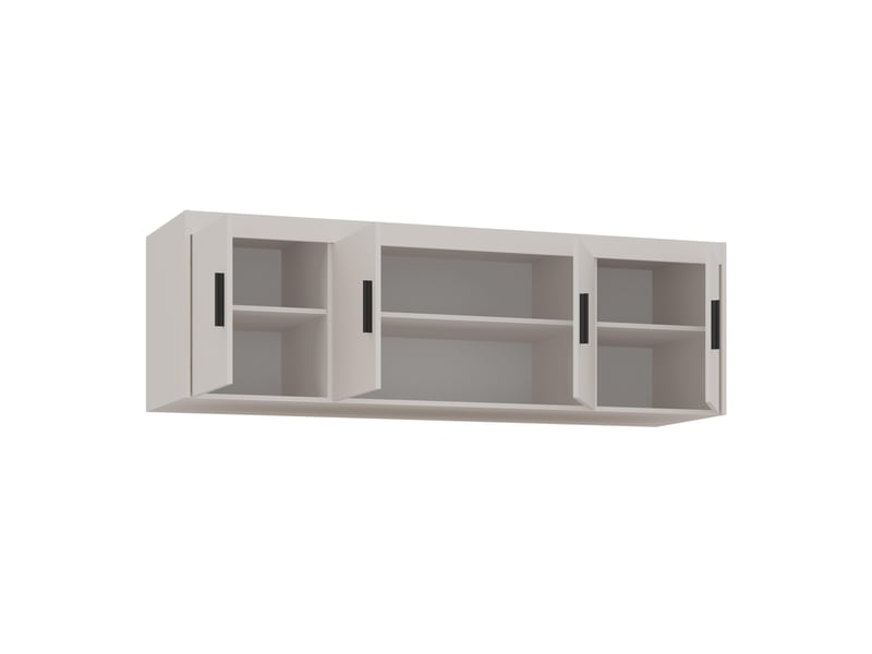 Surmeuble armoire storicos 4 portes beige 176x55x53 cm Storicos - Conforama E