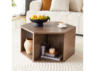 Table basse coloris marron OKMYHOME