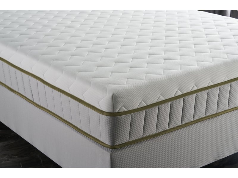 Natavega ; matelas 140x190 surmatelas intégré ; mousse hr40kg extraits de soja 069061200099 - Conforama D
