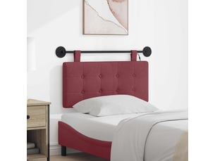 Tete de lit A poser largeur 100 cm rouge