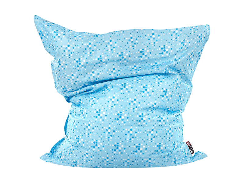  Housse de pouf fuzzy 140 cm 180 cm bleu  - Conforama A