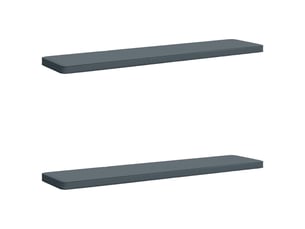 Lot de 2 coussins de banc, coussins d'assise vught 100 % polyester bleu cf57840