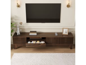Meuble tv coloris beige 170 cm RAYOFI  
