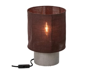 Lampe à poser havel 28cm marron