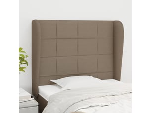 Tete de lit A poser largeur 93 cm   taupe