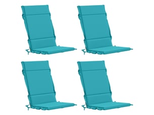 Lot de 4 coussins de chaise à dossier haut  gemert cf59309